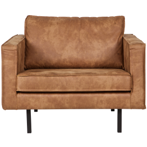 WOOOD fauteuil Rodeo – Recycle Leer – Cognac – 85x105x86 WOOOD fauteuil Rodeo – Recycle Leer – Cognac – 85x105x86