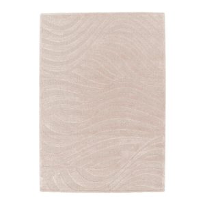 AFK Living vloerkleed Wave – reliëfeffect – beige – 120 x 170 cm