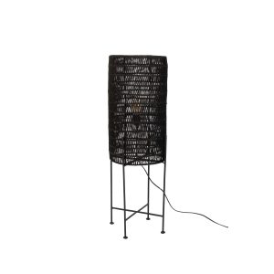 Dutchbone Kari Vloerlamp/ Staande lamp Zwart Dutchbone Kari Vloerlamp/ Staande lamp Zwart