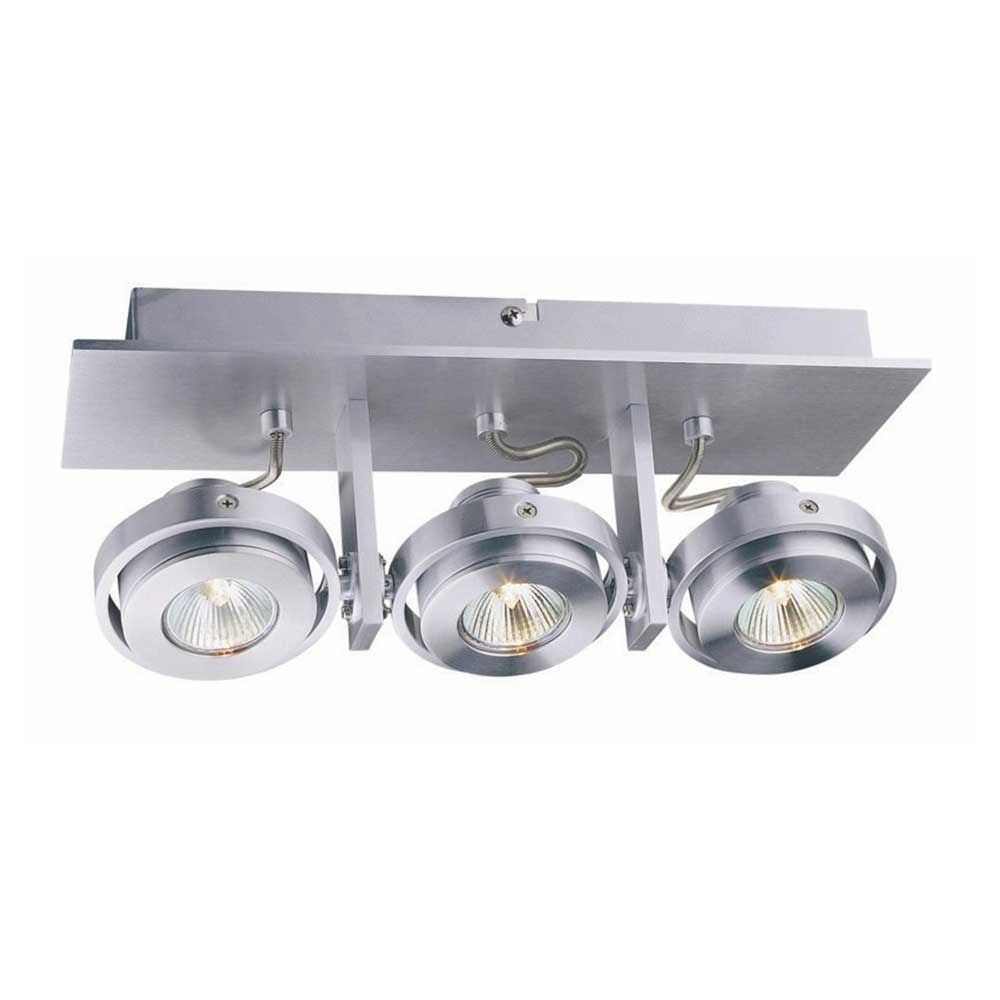 Artdelight spot Meist - 3 lichts - 34.5 x 15 cm - aluminium