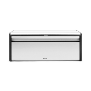 Brabantia Broodtrommel met klepdeksel – Matt Steel Brabantia Broodtrommel met klepdeksel – Matt Steel