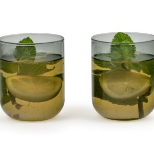 Bredemeijer -Glas Padua – grijs – set van 2 Bredemeijer -Glas Padua – grijs – set van 2