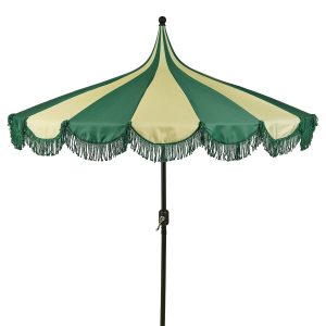Mica Decorations Kim Gestreepte Parasol met Draagtas – Stokparasol 238