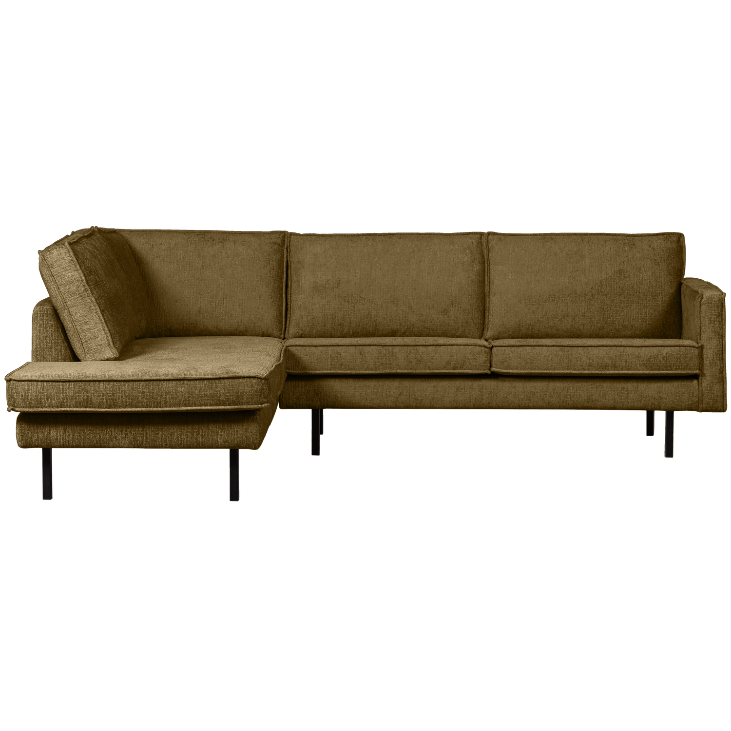 WOOOD hoekbank links Rodeo - Velvet - Brass - 85x266x213