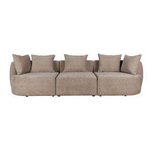 Dutchbone Rocca 4,5-zitsbank Cappuccino Dutchbone Rocca 4,5-zitsbank Cappuccino