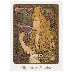 Artfulprints Poster Alphonse Mucha – Job – 30×40 cm – Bruin