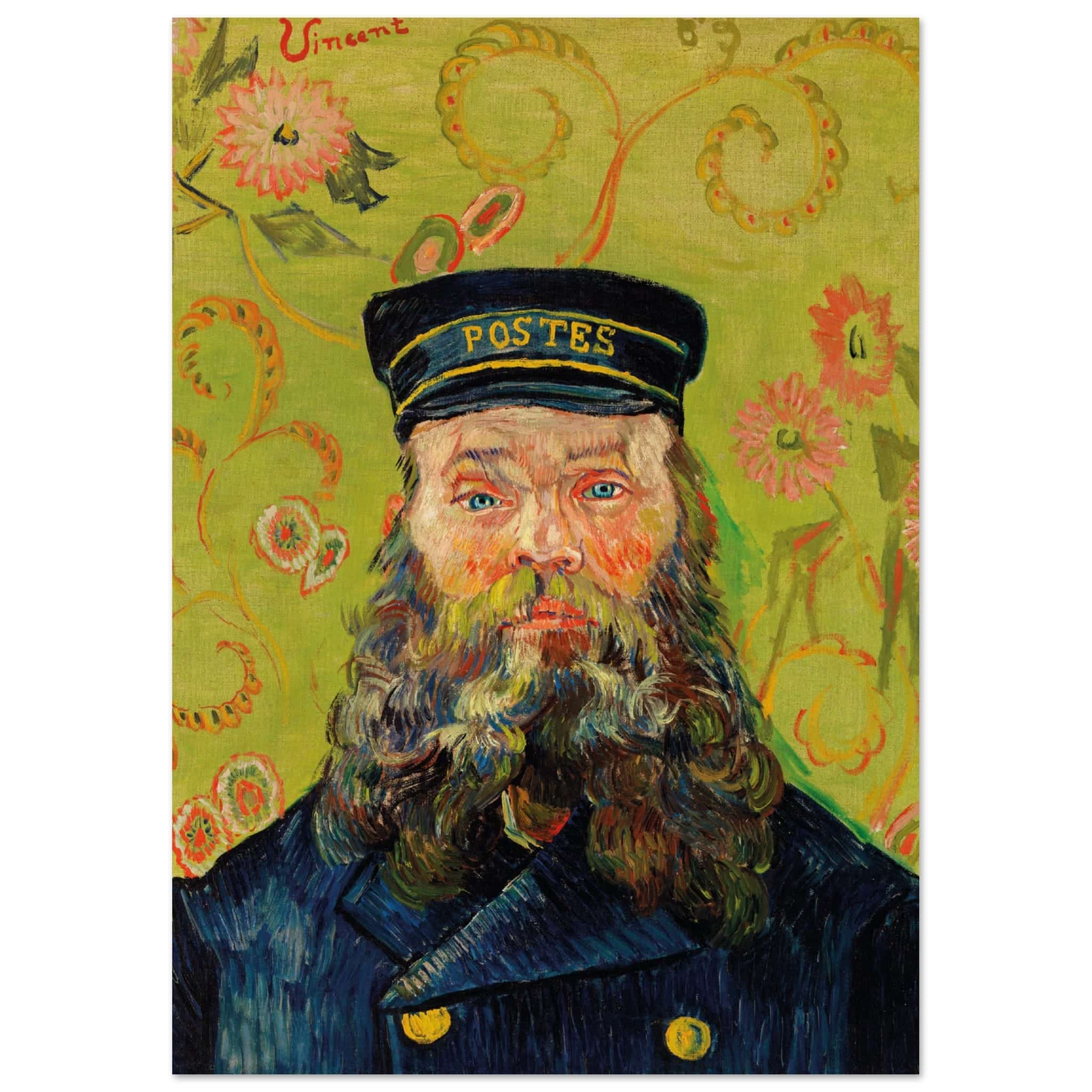 Artfulprints Poster Vincent van Gogh - The Postman - A4 21x29.7 cm - G