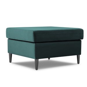 Cosmopolitan Design Poef Kyoto flueel, olie – 70x70x45cm Cosmopolitan Design Poef Kyoto flueel, olie – 70x70x45cm