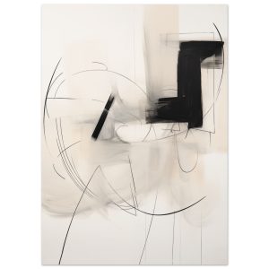 Artfulprints Abstract – Chique brush 7 poster 50×70 cm Artfulprints Abstract – Chique brush 7 poster 50×70 cm