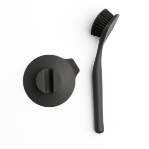 Brabantia SinkSide Afwasborstel met zuignaphouder – Dark Grey Brabantia SinkSide Afwasborstel met zuignaphouder – Dark Grey