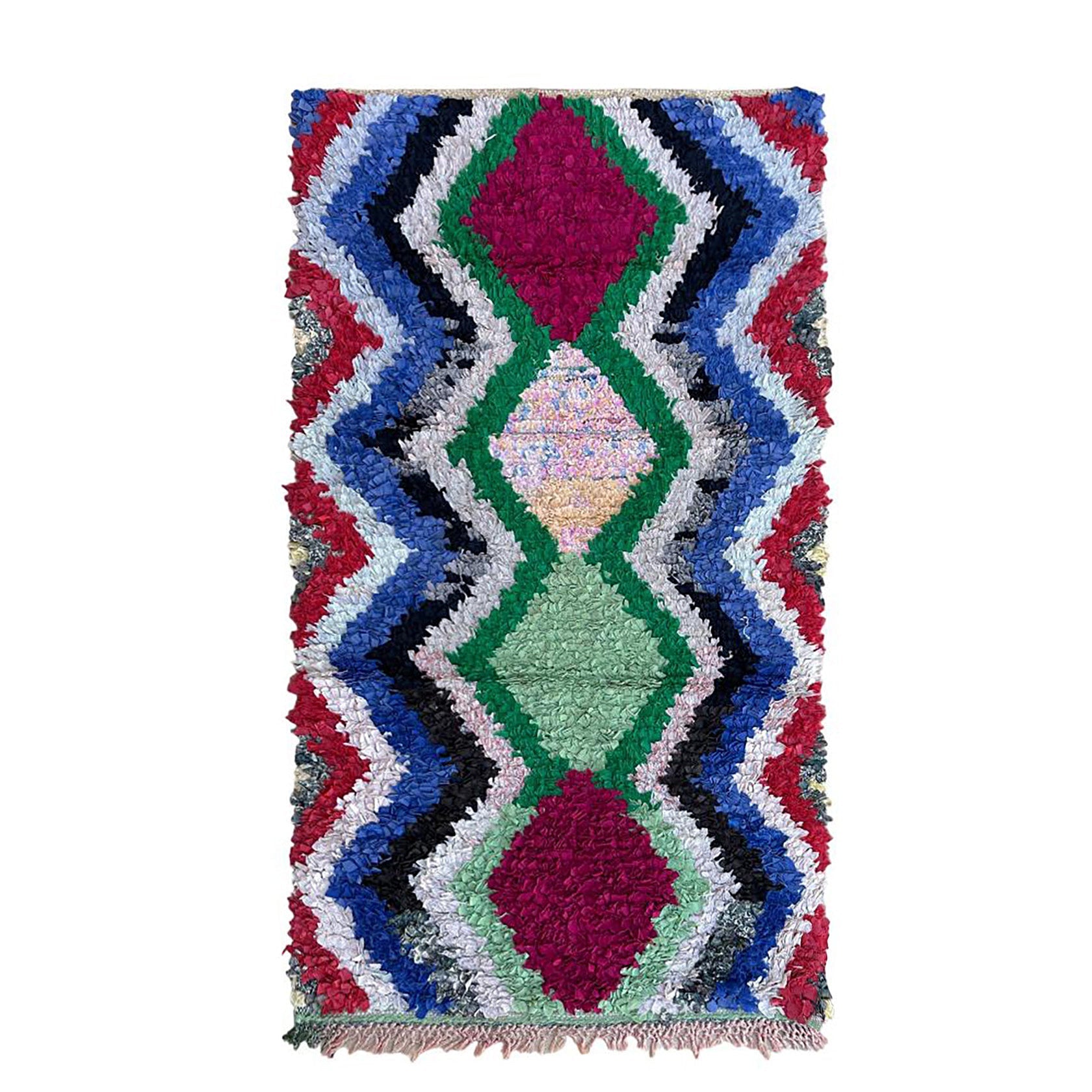 AFK Living vloerkleed Berber - handgemaakt - Gerecyclede textiel - 89