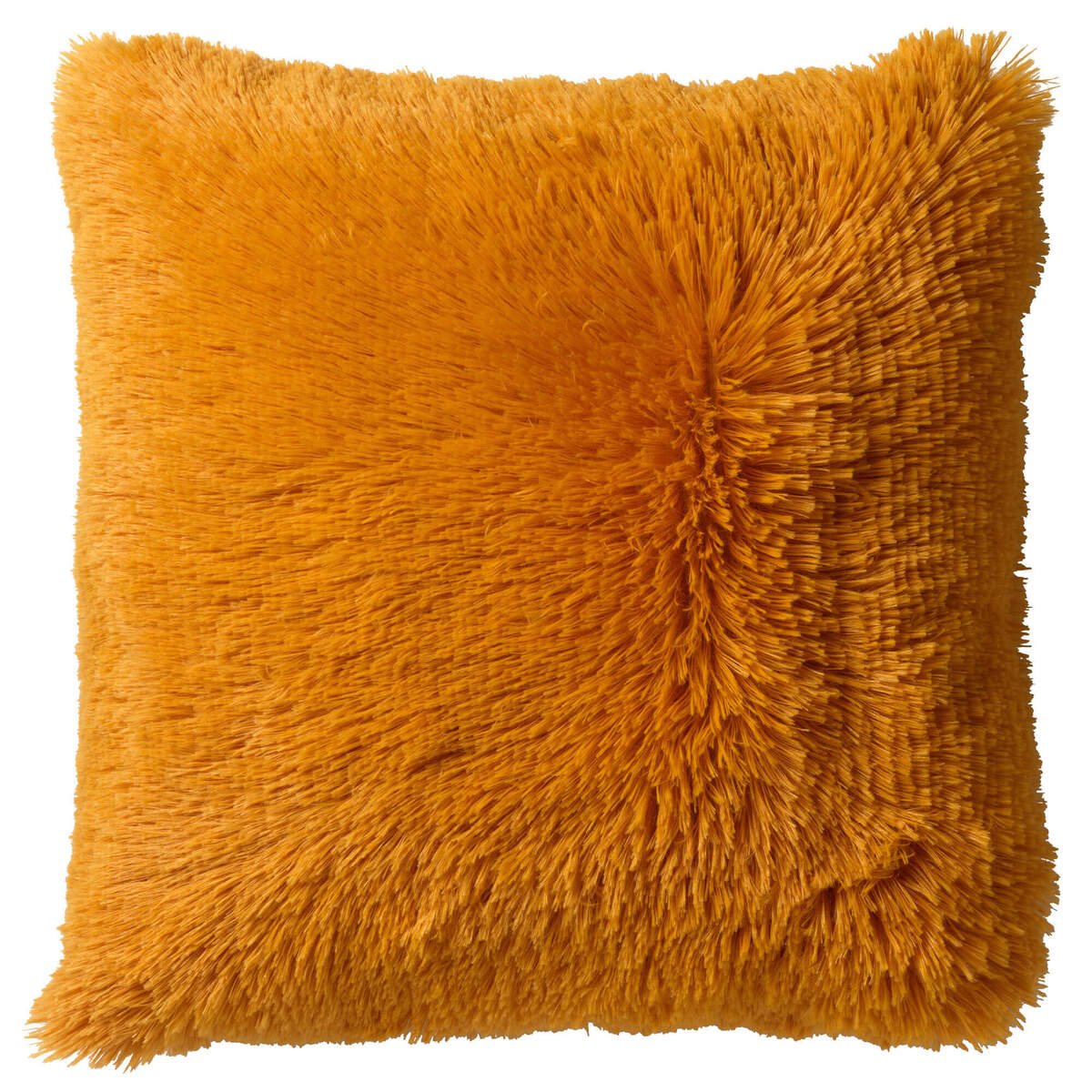 FLUFFY - Sierkussen 45x45 cm - superzacht - effen kleur - Golden Glow