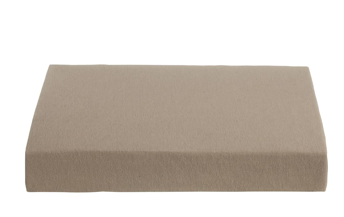 Ambiante hoeslaken AMBIANTE Jersey HL - 160x200 cm - taupe
