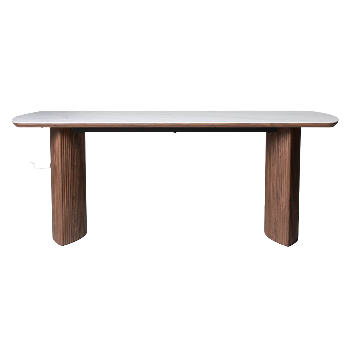 DÉJA Living Eettafel Chela - Rechthoek Walnoot Keramisch - 200x90x75cm