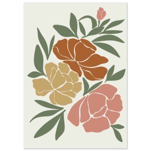 Artfulprints Poster Boho – Autumn bloom – A4 21×29.7 cm – Meerkleurig Artfulprints Poster Boho – Autumn bloom – A4 21×29.7 cm – Meerkleurig