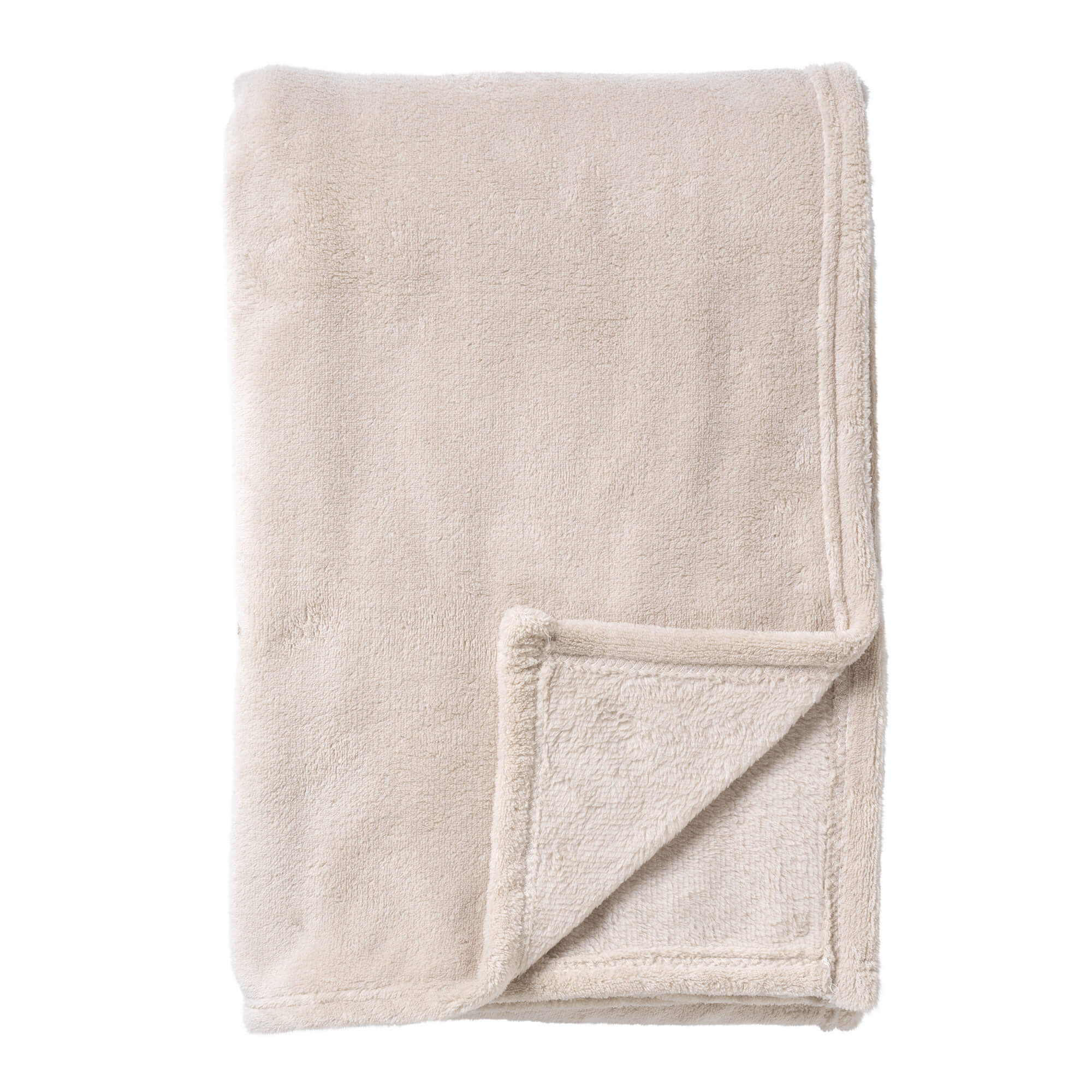 HARVEY - Plaid 150x200 cm - superzachte deken van fleece - Pumice Ston