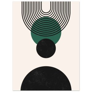 Artfulprints Poster Boho wall art – Boho arches – 30×40 cm – Zwart / W Artfulprints Poster Boho wall art – Boho arches – 30×40 cm – Zwart / W