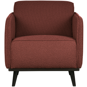 WOOOD fauteuil Statement – Polyester – Chestnut – 77x72x93