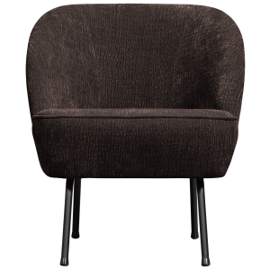 WOOOD fauteuil 3D Vogue – Chenille – Donker Bruin WOOOD fauteuil 3D Vogue – Chenille – Donker Bruin