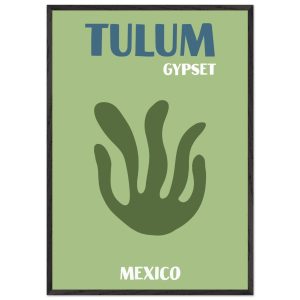 Artfulprints Poster met Lijst Mexico – Tulum Gypset – 70×100 cm – Groe Artfulprints Poster met Lijst Mexico – Tulum Gypset – 70×100 cm – Groe
