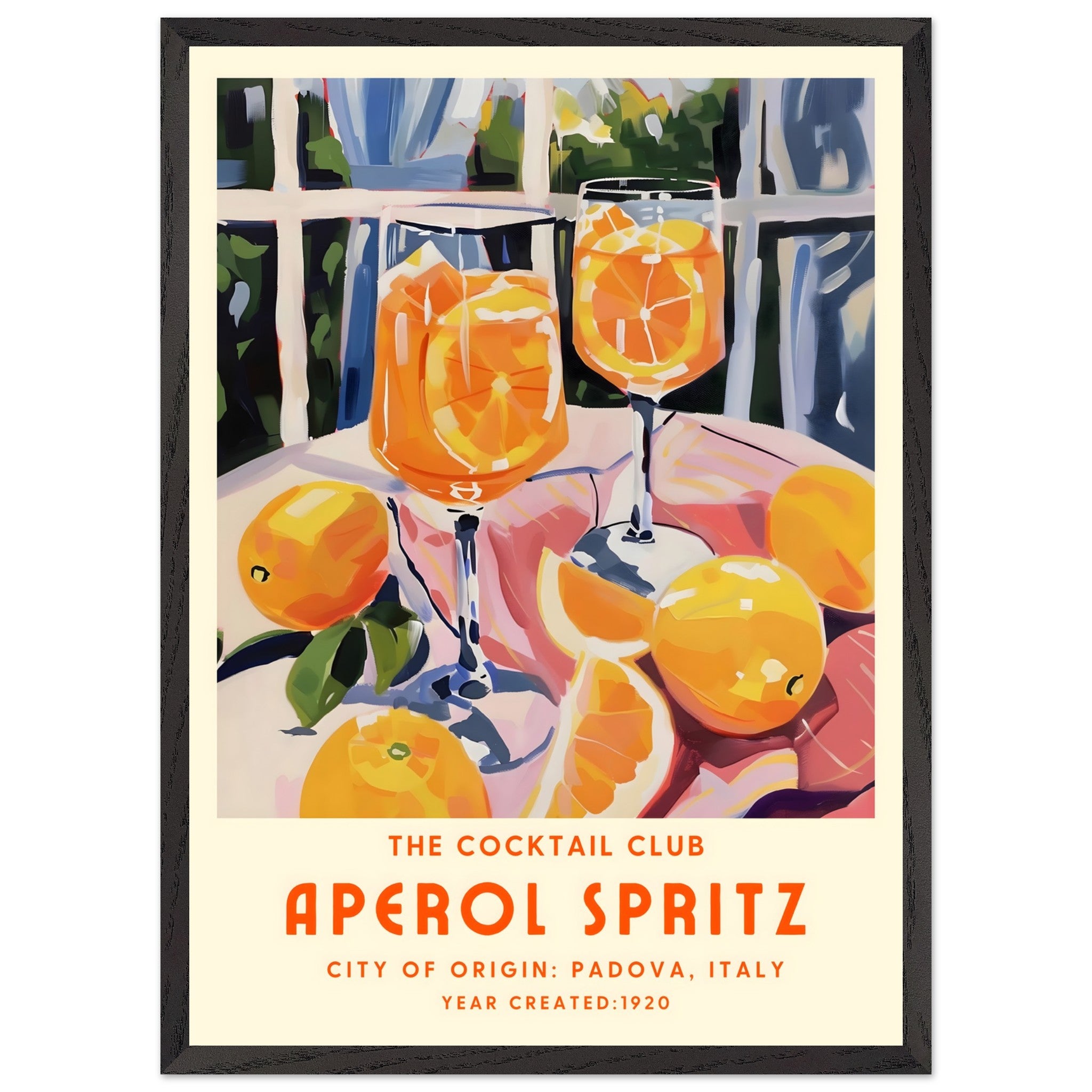 Artfulprints Poster met Lijst Aperol Spritz - The cocktail club II - 5