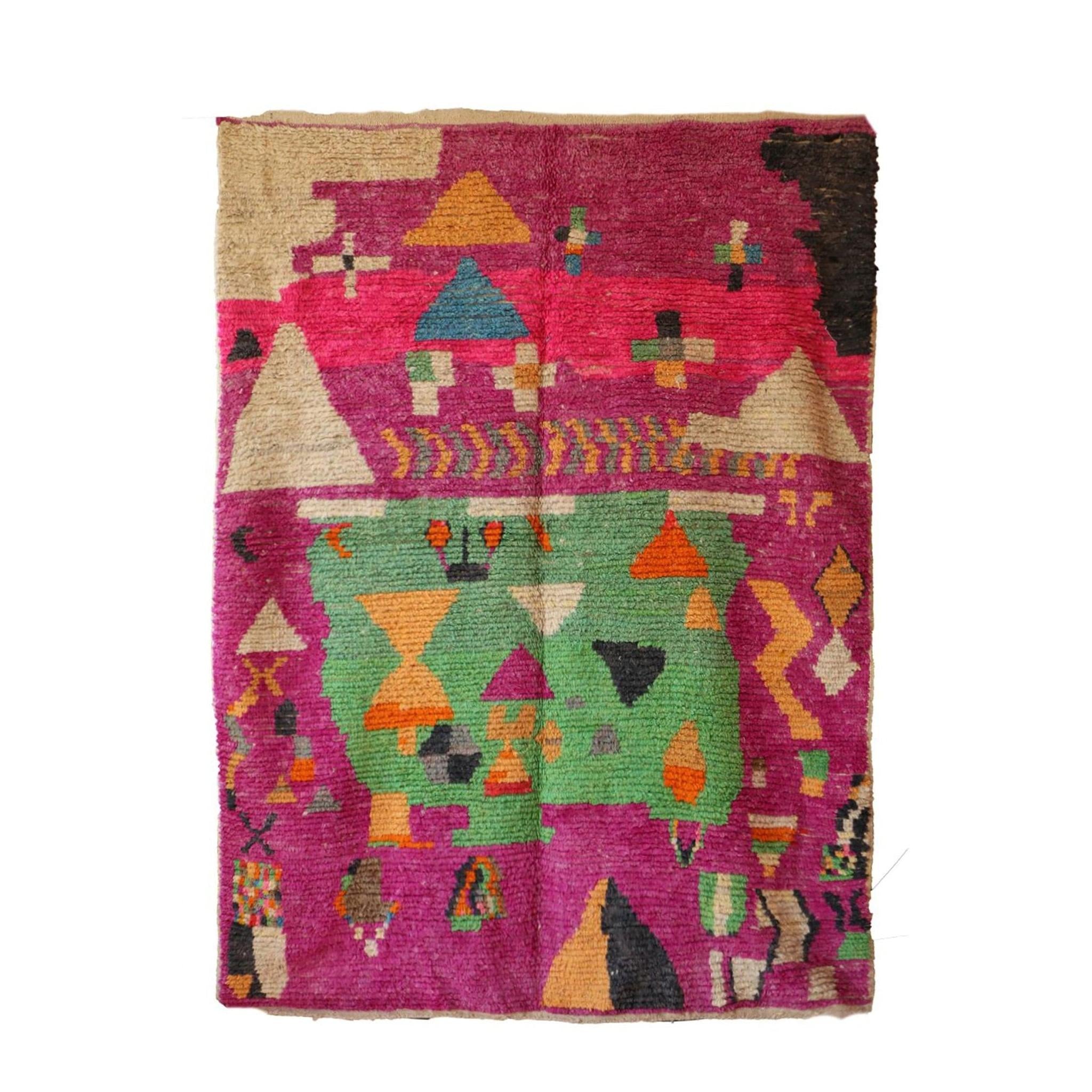 AFK Living vloerkleed Berber - handgemaakt - Wol - 180 x 249 cm