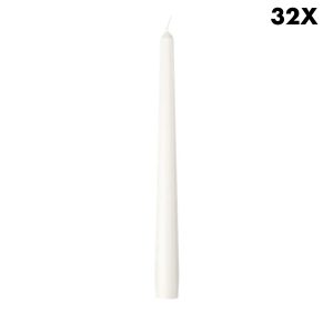 Bolsius gladde dinerkaarsen – wit – 24,5 cm Bolsius gladde dinerkaarsen – wit – 24,5 cm
