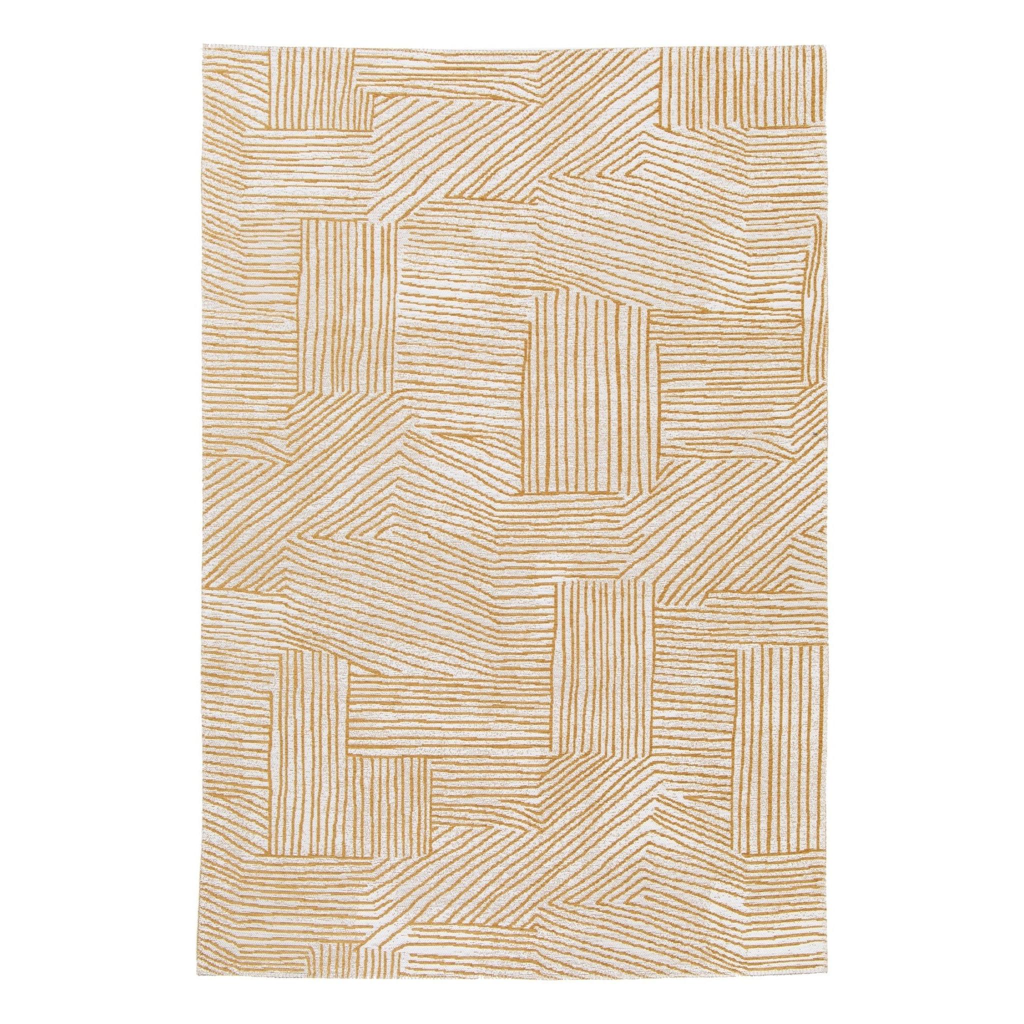 AFK Living vloerkleed Edgar - voor binnen en buiten - geel - 120 x 170
