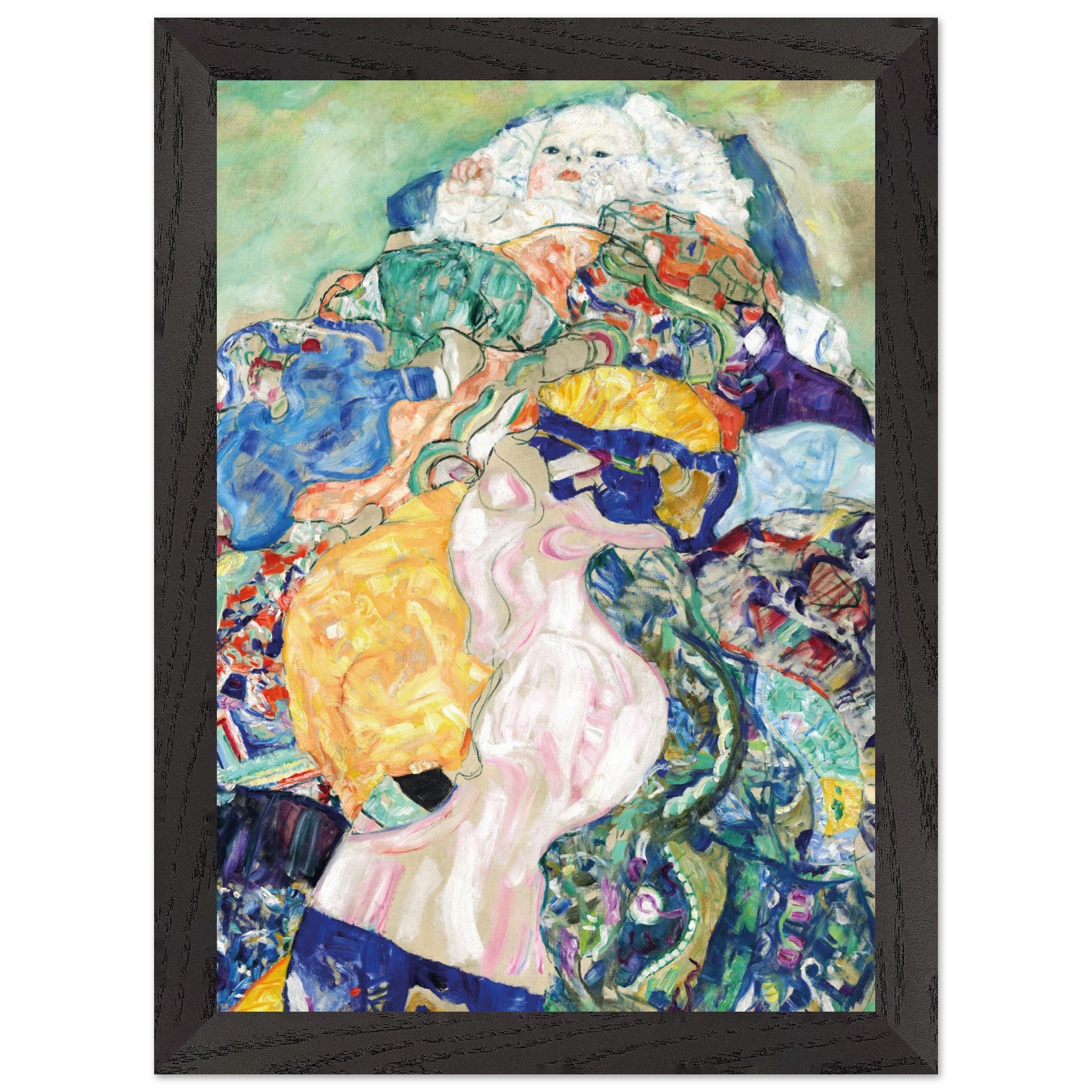 Artfulprints Poster met Lijst Gustav Klimt - Infant - A4 21x29.7 cm -