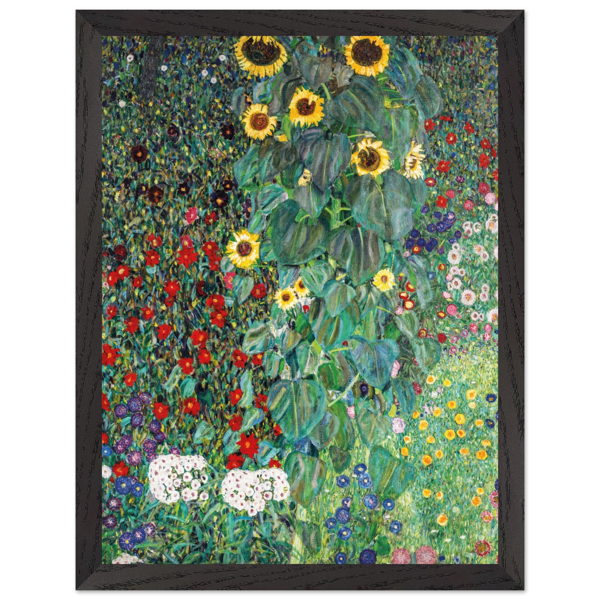 Artfulprints Poster met Lijst Gustav Klimt - Blumengarten - 30x40 cm -