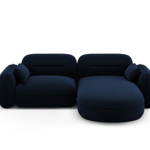 Cosmopolitan Design Modulaire hoekbank rechts Sydney 3-zits, flueel, k Cosmopolitan Design Modulaire hoekbank rechts Sydney 3-zits, flueel, k