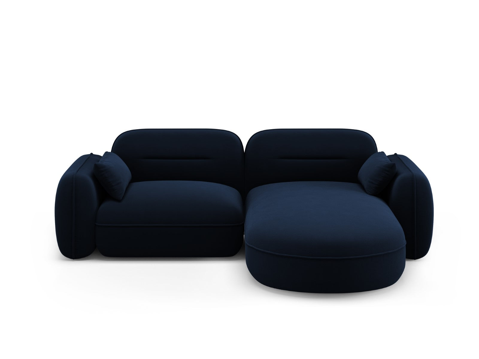 Cosmopolitan Design Modulaire hoekbank rechts Sydney 3-zits, flueel, k
