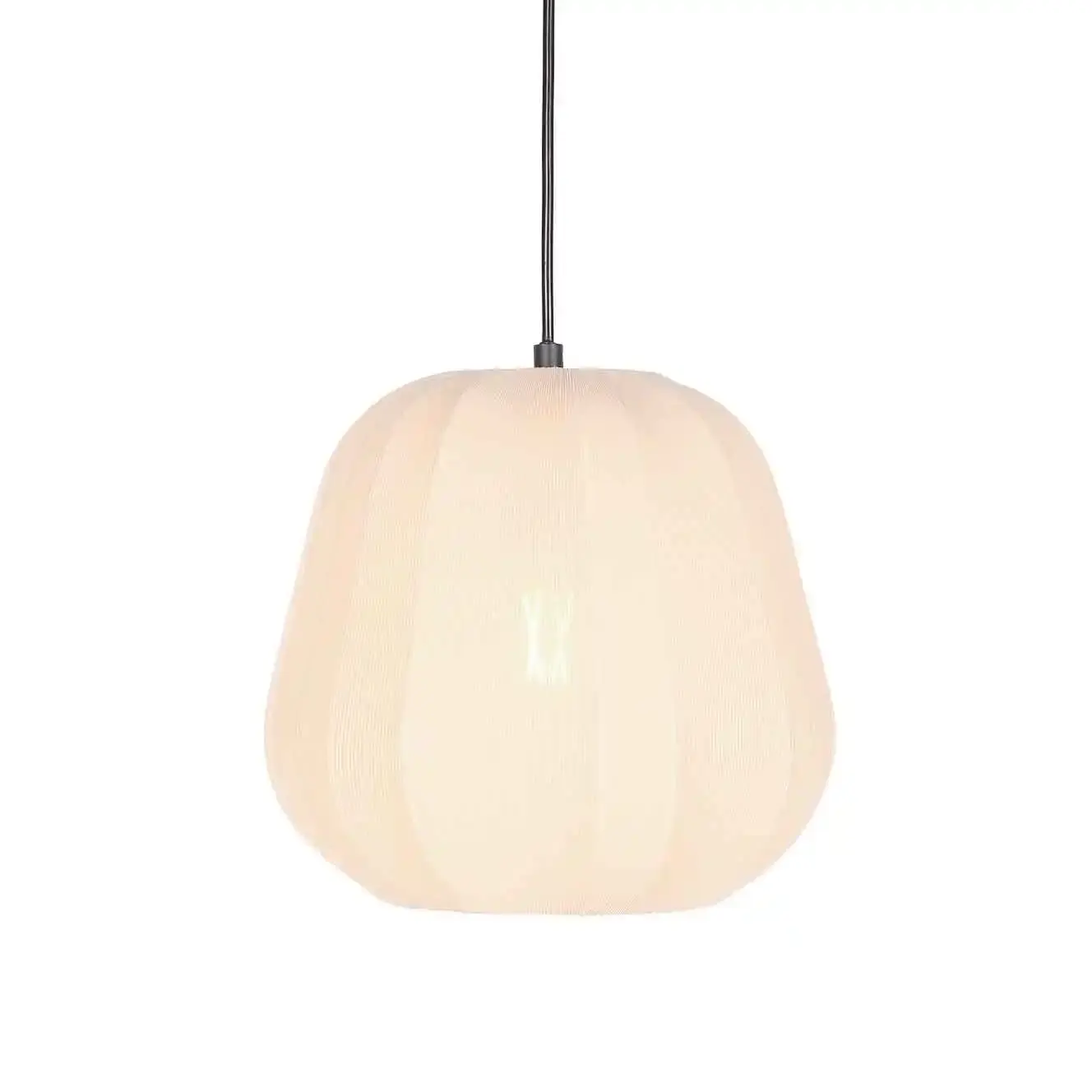 Anne Light & home hanglamp Sable - 1 lichts - 25 x 150 cm - creme
