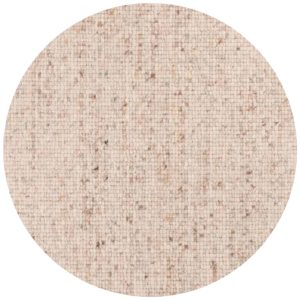 DÉJA Living Vloerkleed Bela – Rond Beige Wol – Ø160cm DÉJA Living Vloerkleed Bela – Rond Beige Wol – Ø160cm