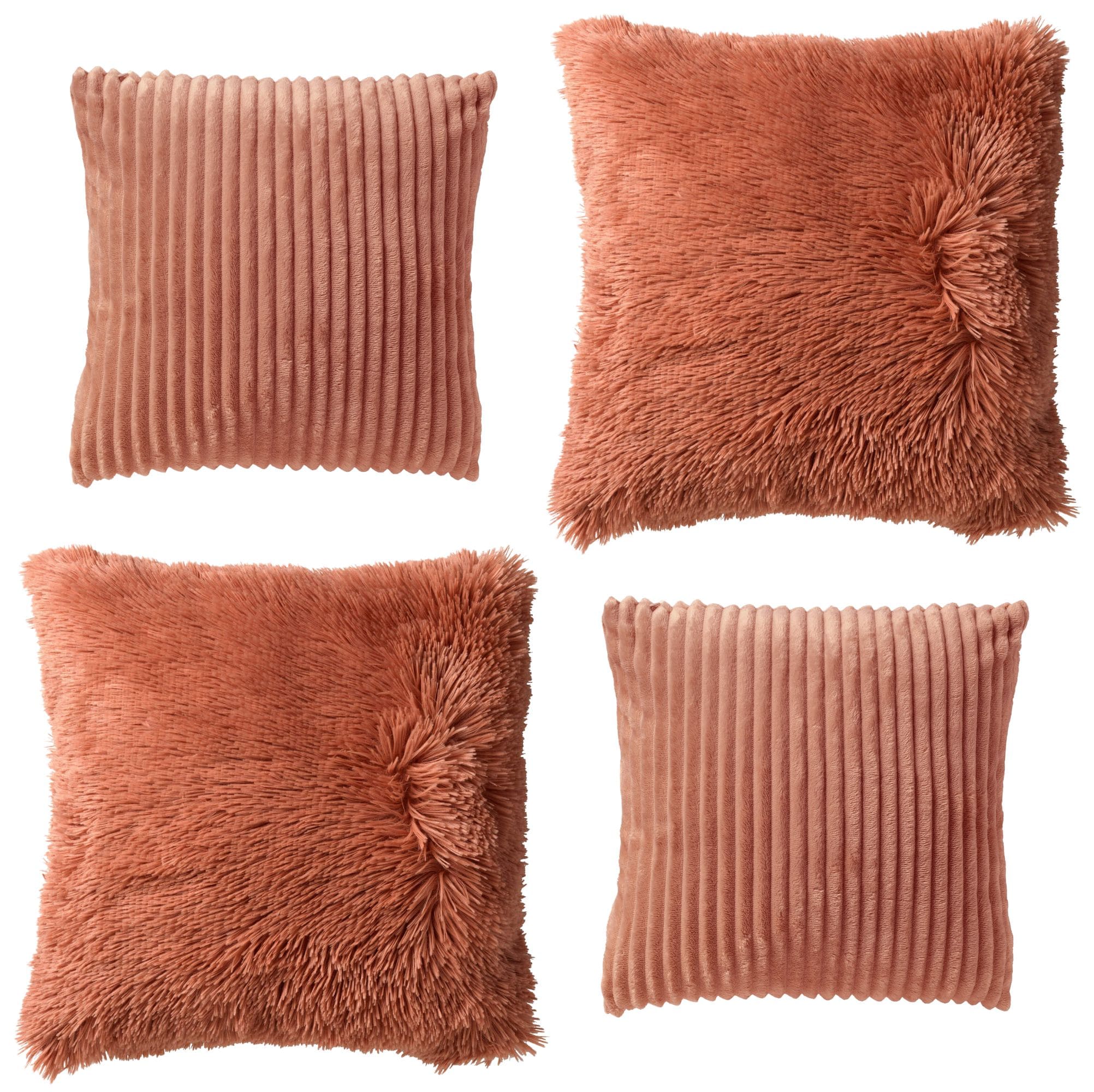 KUSSENSET - 4-delig - Cosy Layers - 60x60 cm, 45x45cm - inclusief binn
