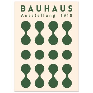 Artfulprints Poster Bauhaus – Ausstellung green – 50×70 cm – Donkergro Artfulprints Poster Bauhaus – Ausstellung green – 50×70 cm – Donkergro