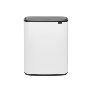 Brabantia Bo Touch Bin, met 2 binnenemmers, 2 x 30 liter – White Brabantia Bo Touch Bin, met 2 binnenemmers, 2 x 30 liter – White
