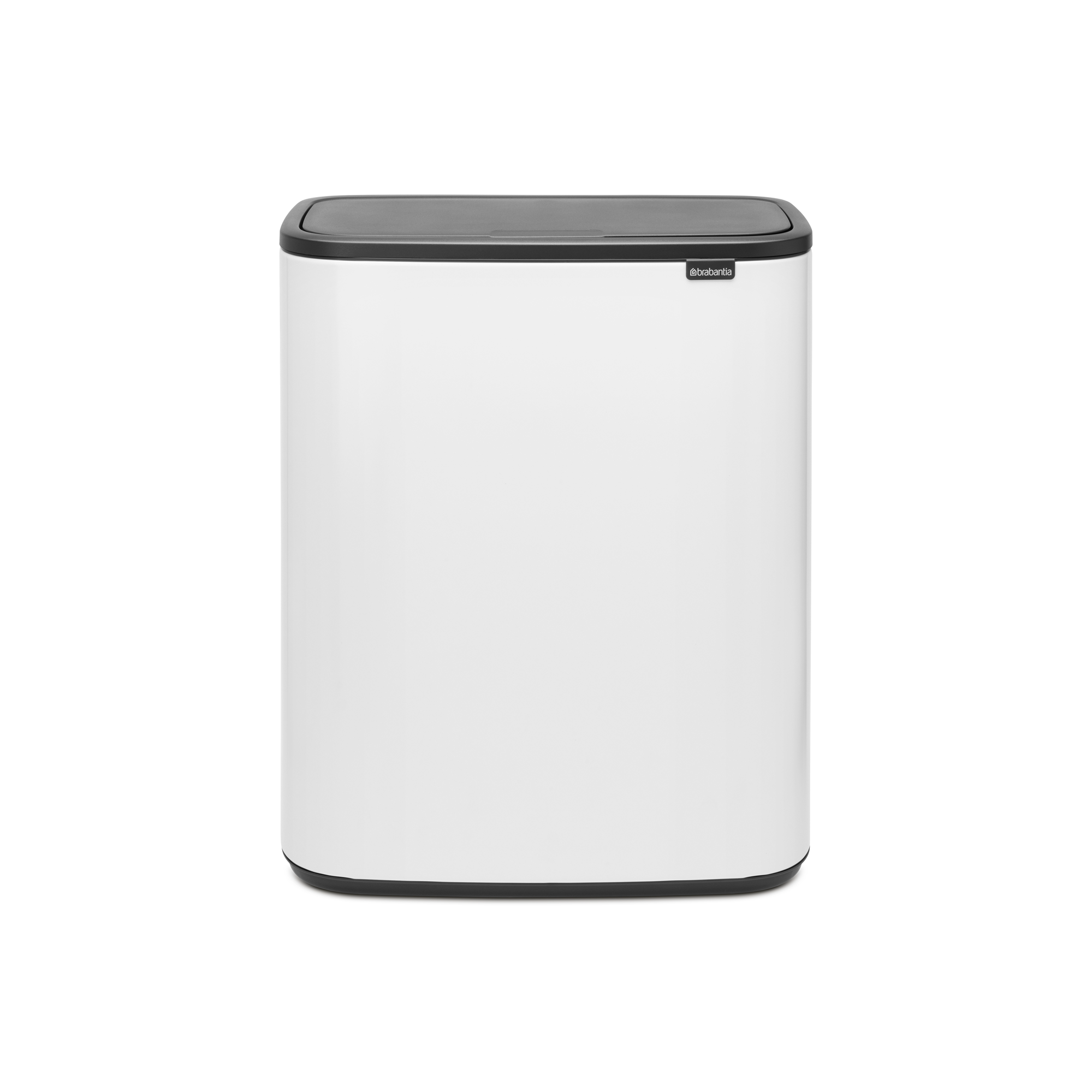 Brabantia Bo Touch Bin, met 2 binnenemmers, 2 x 30 liter - White