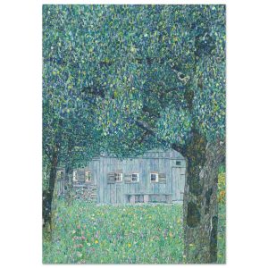 Artfulprints Poster Gustav Klimt – Farmhouse in upper Austria – A4 21x Artfulprints Poster Gustav Klimt – Farmhouse in upper Austria – A4 21x