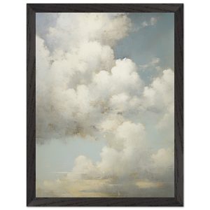 Artfulprints Poster met Lijst The clouds – 30×40 cm – Wit Artfulprints Poster met Lijst The clouds – 30×40 cm – Wit