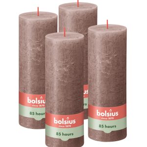 Bolsius rustieke kaarsen – taupe – 19cm Bolsius rustieke kaarsen – taupe – 19cm