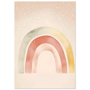 Artfulprints Poster Zachte regenboog – 70×100 cm – Meerkleurig Artfulprints Poster Zachte regenboog – 70×100 cm – Meerkleurig