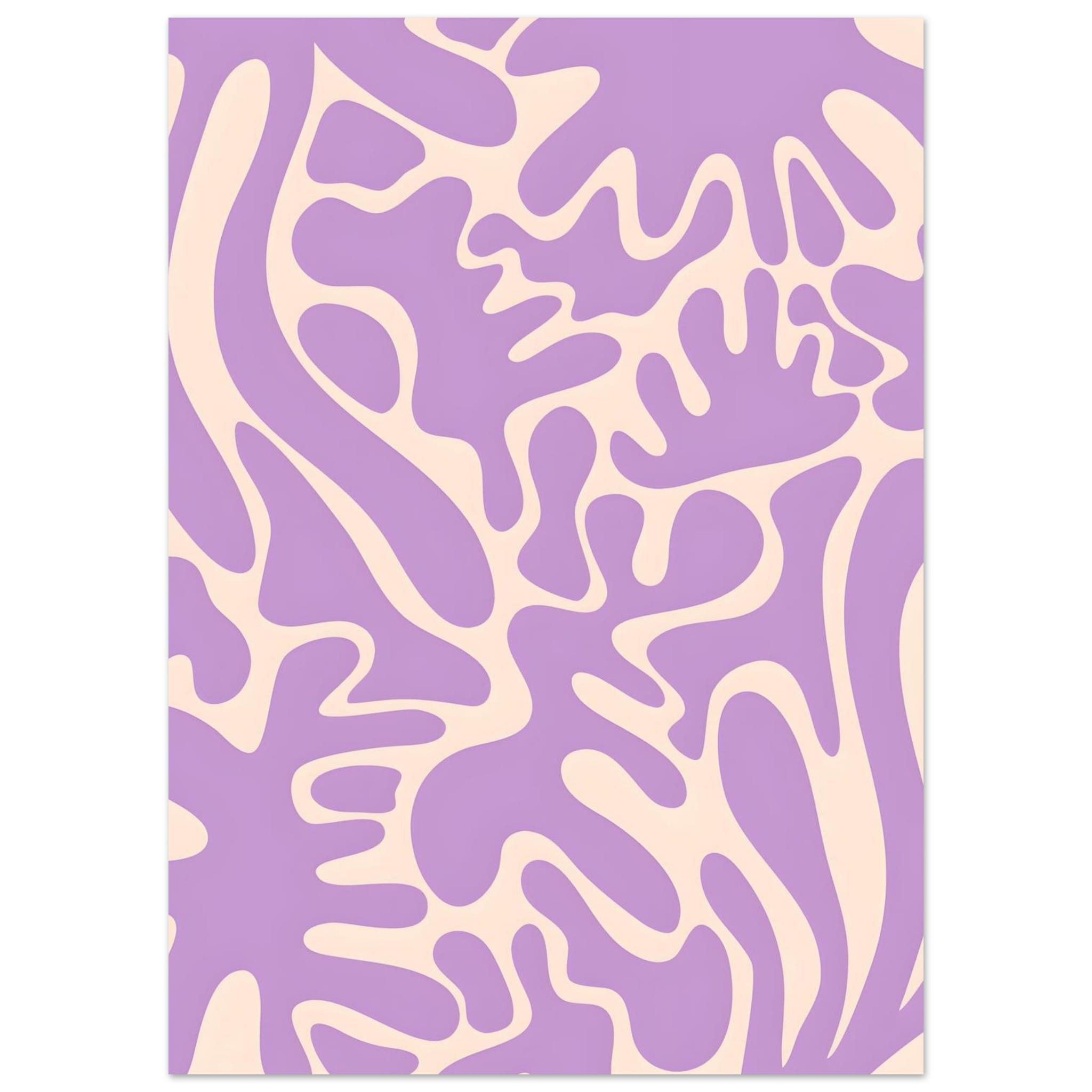 Artfulprints Poster Matisse – Purple flora - 50x70 cm - Paars