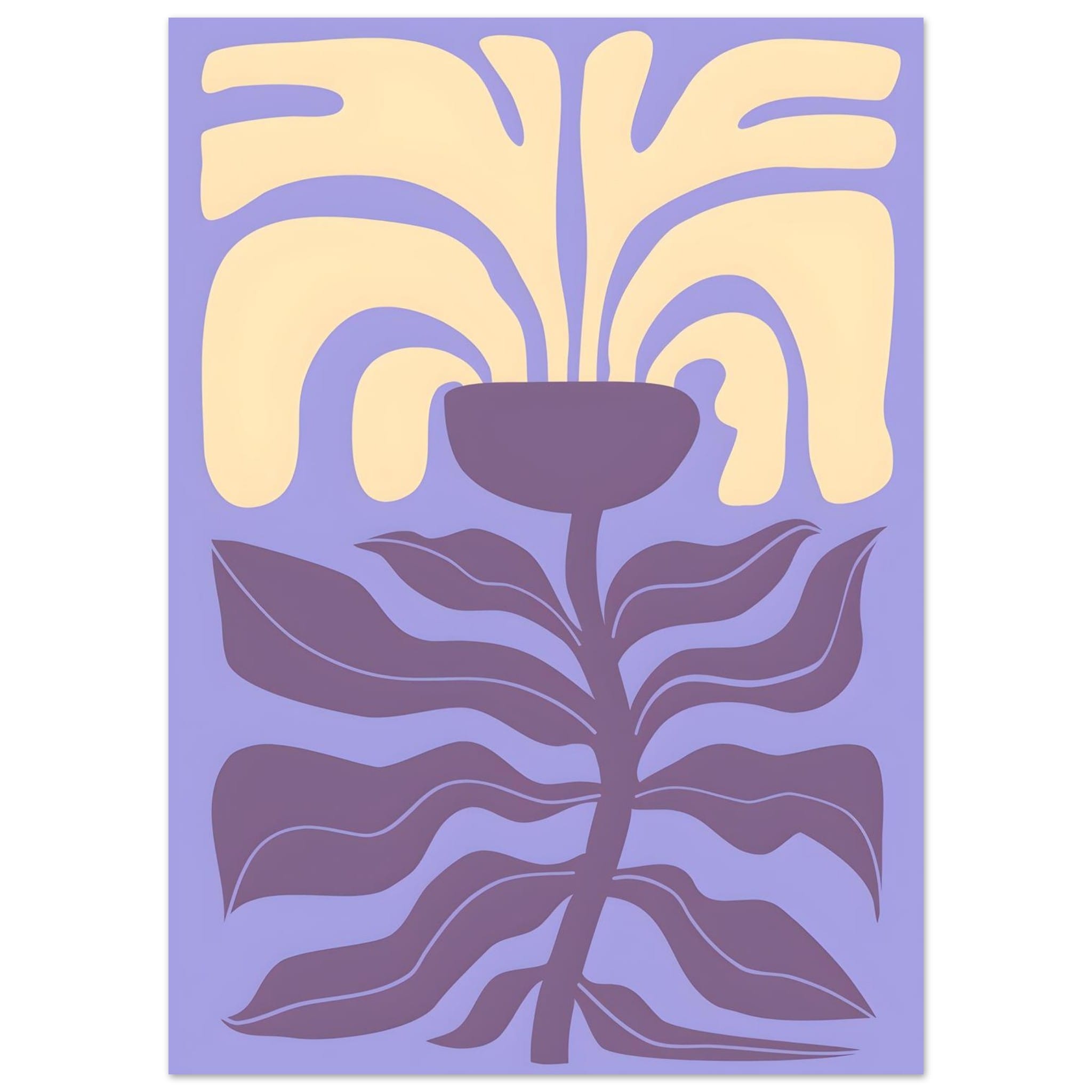 Artfulprints Poster Matisse – Poetic bloom I - 50x70 cm - Paars
