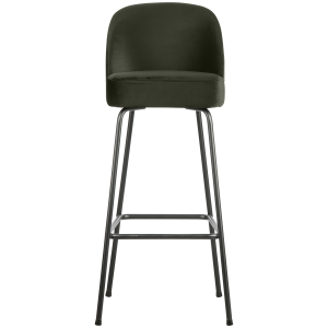 WOOOD barstoel Vogue – Velvet – Dark Green – 103x50x55 WOOOD barstoel Vogue – Velvet – Dark Green – 103x50x55