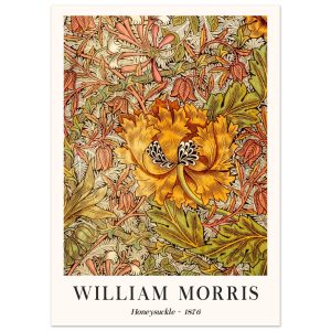 Artfulprints Poster William Morris – Honeysuckle II 1876 – 50×70 cm – Artfulprints Poster William Morris – Honeysuckle II 1876 – 50×70 cm –