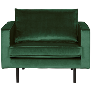 WOOOD fauteuil Rodeo – Velvet – Green Forest – 85x105x86