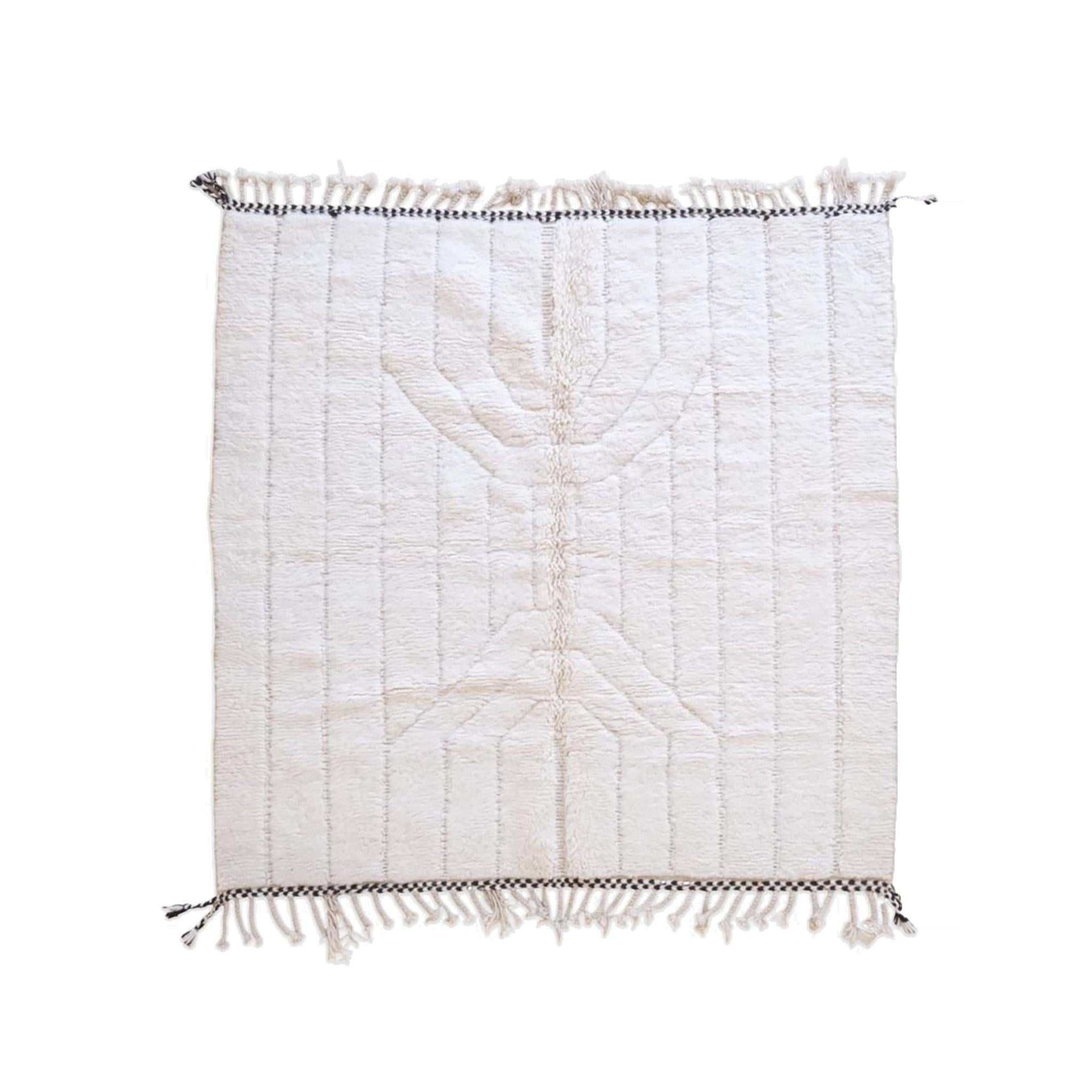 AFK Living vloerkleed Berber - handgemaakt - Wol - 195 x 195 cm