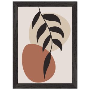 Artfulprints Poster met Lijst Boho – Abstract leaf II – A4 21×29.7 cm Artfulprints Poster met Lijst Boho – Abstract leaf II – A4 21×29.7 cm