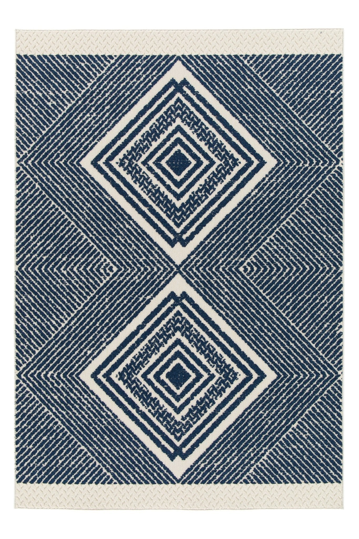 AFK Living vloerkleed Hamptons - voor binnen en buiten - blauw - 160 x